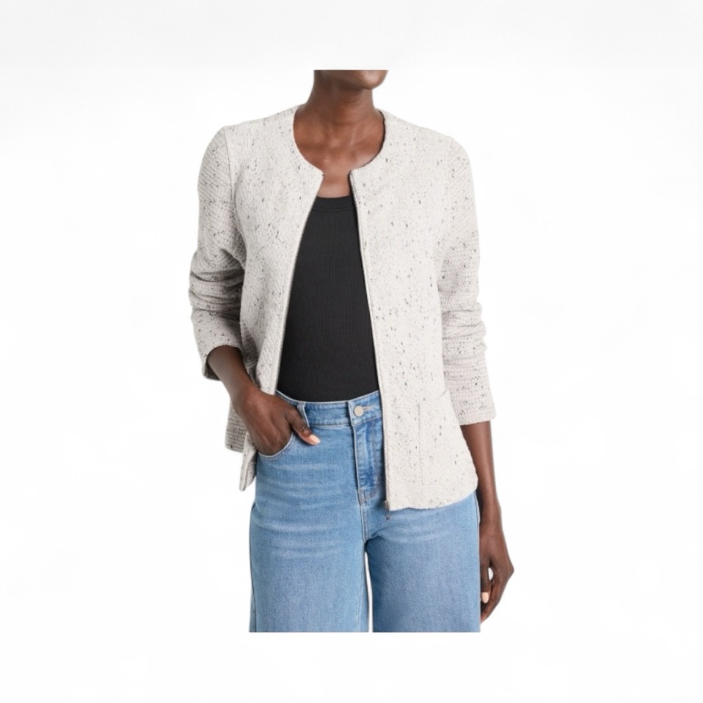 Nic+Zoe Elegant Gray Women's Jacket